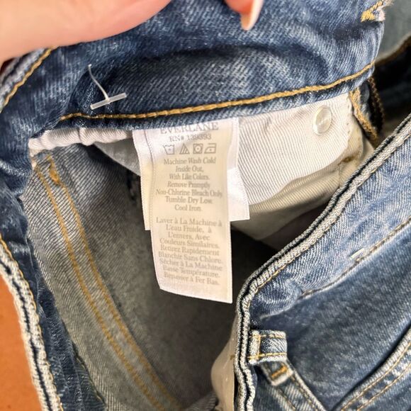EVERLANE The Curvy Cheeky Jean Crop Denim Size 26 - Picture 5 of 8